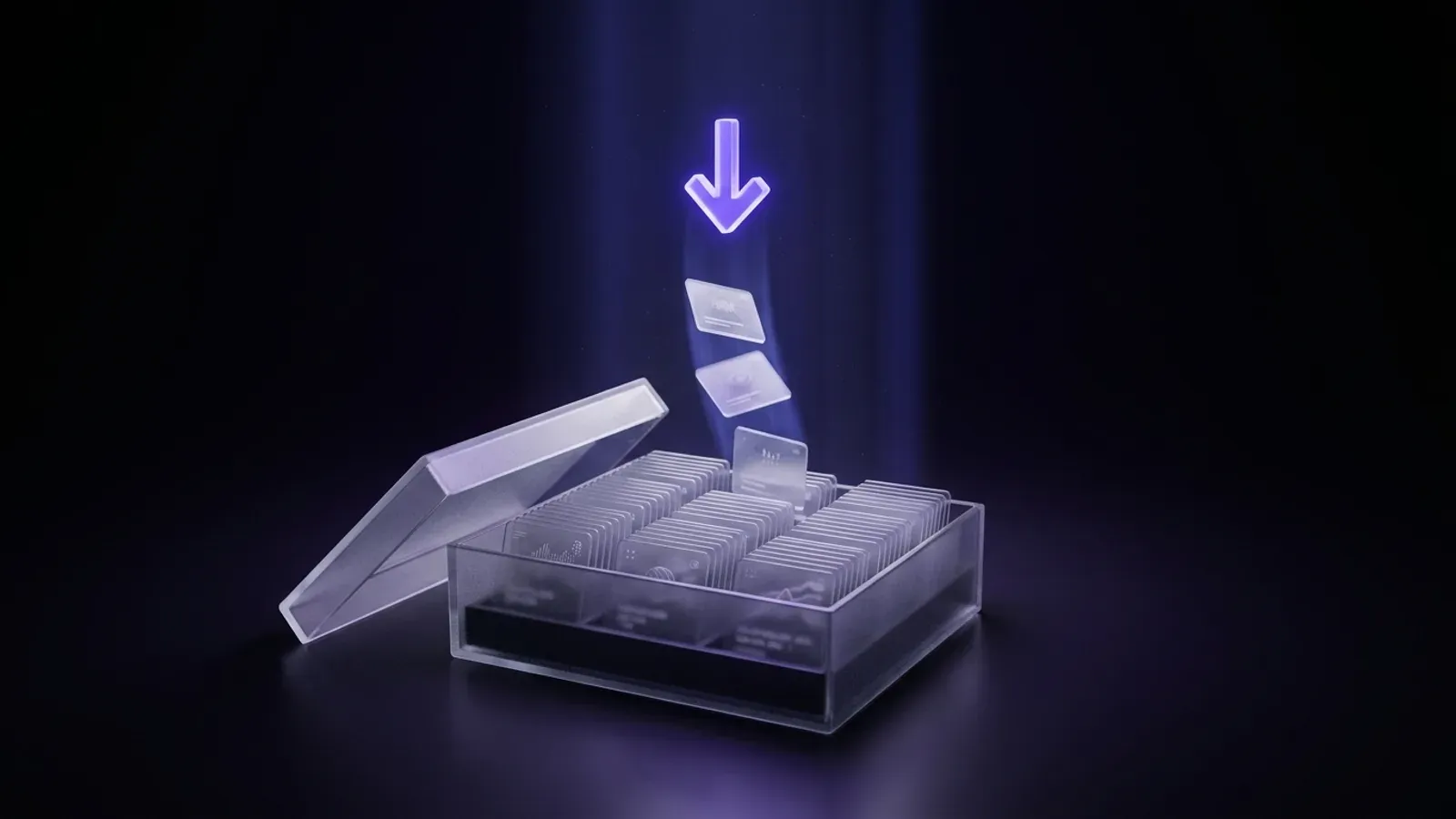 Instagramストーリーが整理されたアーカイブボックスに保存されるイメージ