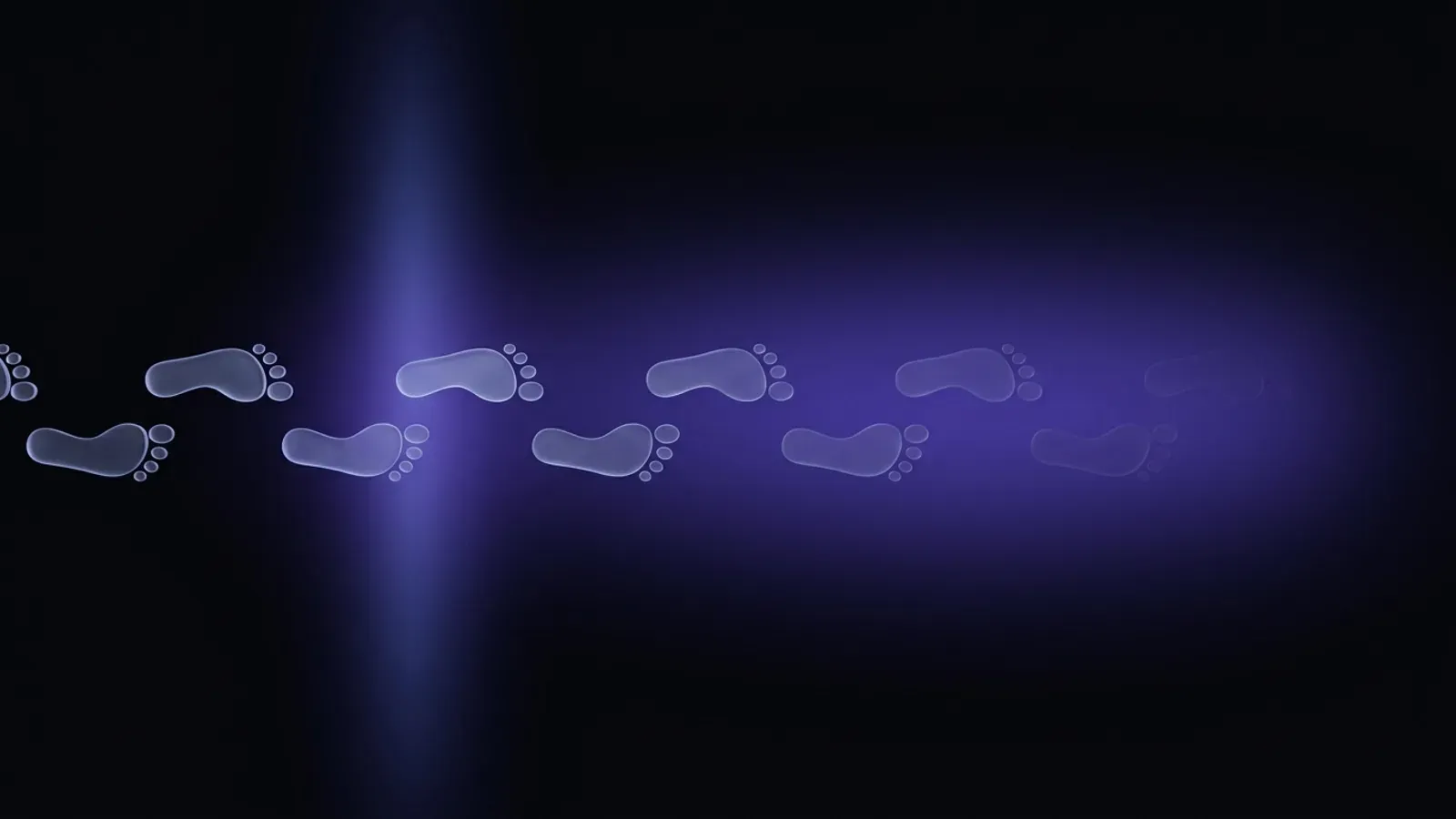 Instagram足跡が徐々に消えていくイメージ