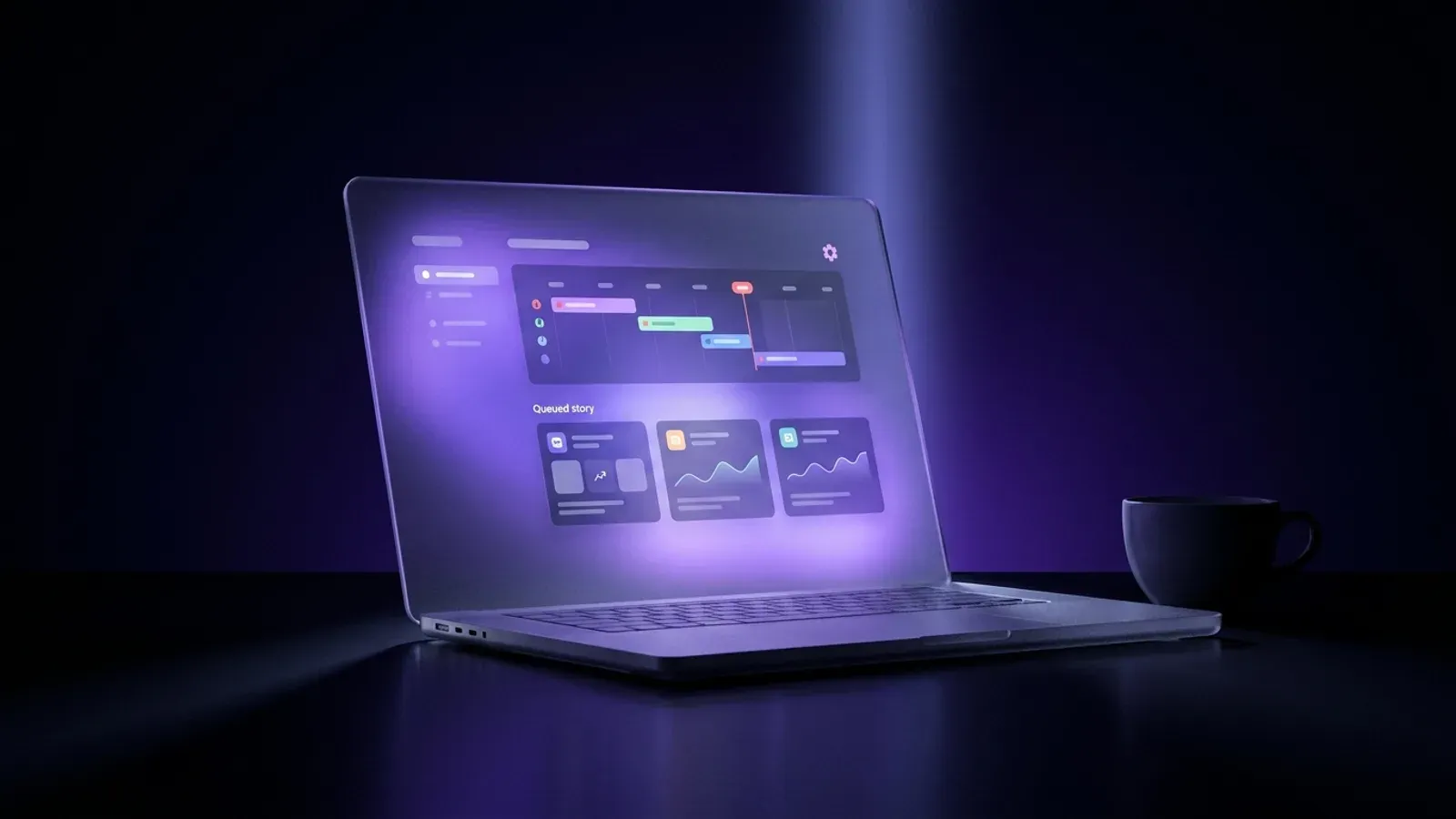 Tableau de bord pour planifier des stories